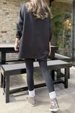 The Soft Tech Jersey Zippy Sweatshirt Black